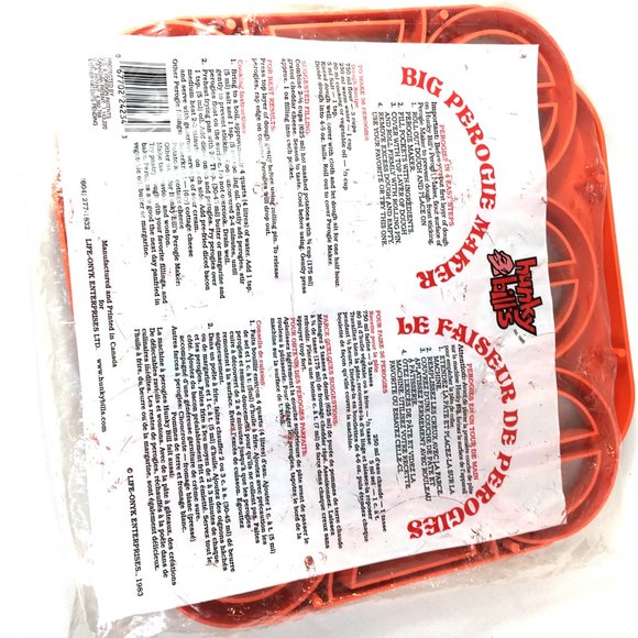 Vtg 1985 Hunky Bill's Big Perogie Maker NOS NWT - Picture 5 of 7